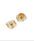 Two IPEX UFL SMD SMT Solder Coaxial Connector Socket Jack Female, gold-plated for PCB Mount, 50 Ohm Impedance, DC 0-6 GHz