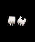 50 Sets Of JST XH 2.54Mm 2Pin Male Female Housing With Pin Header Terminal Kit For Solid Wire Connector Projects And Wiring Repairs white 2-pin plastic housing and pin header terminals