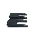 Professional Grade Heavy Duty Drill Chuck Removal Wedge Set For JT6 And JT33 Arbors, durable black steel 2-piece extraction tool.