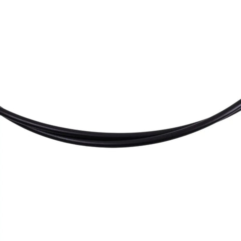 Black 11Ft Control Cable CC20511 CCX20511 for 1979 and newer Johnson Evinrude outboard motors, marine boat equipment, close-up view