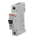 Miniature circuit breaker MCB C-characteristic 10A 1P 1-unit pack, 10 kA breaking capacity, single-pole DIN-rail mount side view