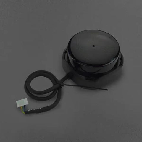 RPLiDAR S2L 18m ToF LiDAR Scanner for Indoor and Outdoor Mapping with IP65 Rating, shown front view with cable connector.
