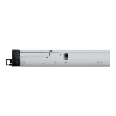 Side view of Killer Business Nas Rack Mount featuring Beast Mode Amd Ryzen Cpu, 32Gb Ecc Ram, and storage slots.