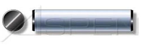 100 Pack M8 By 10mm Solid Heavy Duty Steel Dowel Pins DIN 7 Type A, precision ground locating pins for machinery, pivots, hinges and alignment