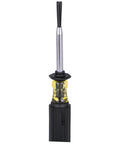 Slotted Screw Holding Screwdriver Set With Three Sixteenth Inch And One Quarter Inch Flat Head Drivers Positive Gripping Action