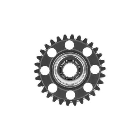 All Metal Extruder Gear Kit With DLC Coating And Perforated Lightweight Design For Creality 3D Printers, gear close-up view.