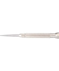 Carbide Pocket Scriber With Hex Head For Precise Marking, Two And Seven Eighths Inches Long, Three Eighths Inch Knurled Nickel Plated Steel Handle