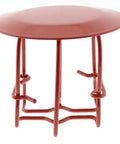 Heavy Duty Fire Sprinkler Head Guard, Red Steel Baffle And Water Shield, round protective cage for commercial use.