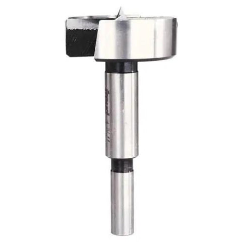 High Speed Steel Forstner Drill Bit For Straight Angled And Overlapping Holes In Wood, 1-3/4 Inch Diameter, 3/8 Inch Shank