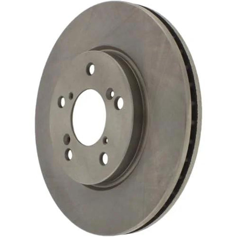 Front brake rotor for Honda, gray cast iron, 5-lug bolt pattern