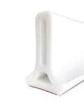 Close-up of 67 Inch Collapsible Shower Water Dam Barrier Keeps Water In The Shower And Prevents Wet Floor Mess In Bathroom And Kitchen