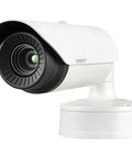 Heavy Duty Outdoor Thermal Network Bullet Camera With Smooth H.265 Streaming, side view showcasing its durable design and lens.
