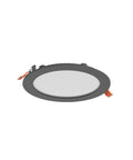 Twelve Pack Ultra Thin LED Recessed Ceiling Lights With J Box Five CCT Selectable 2700K 3000K 3500K 4000K 5000K Dimmable