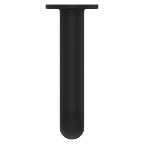 Matte Black Bath Tub Spout With One Half Inch Male Copper Adapter Included, Genuine All Metal Construction, Round Threaded Design