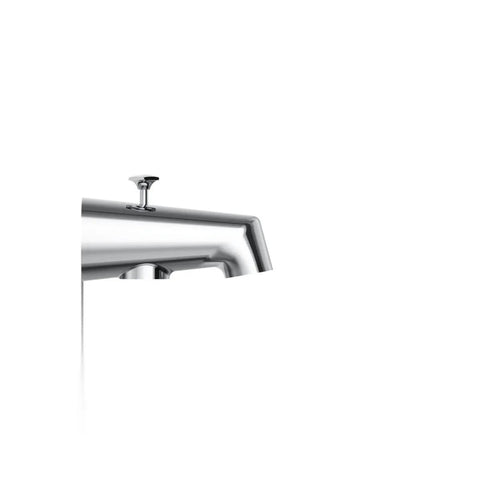 Antique Style 4-7/8 Inch Diverter Bath Spout With One Half Inch NPT, 4-13/16 Inch Reach, Polished Chrome Brass Construction