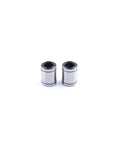 Built To Last Tough As Nails Low Friction 13 mm Bore Linear Ball Bearing 23 mm Outer Diameter, 32 mm Wide For Mechanical Sliding Tables CNC Machines And 3D Printers Silver Pack Of 2.