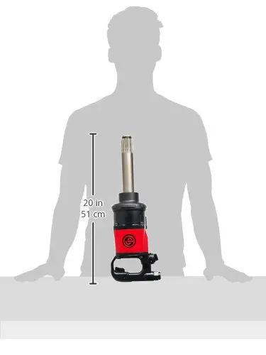 Heavy Knuckle Bustin Pneumatic Impact Wrench Dropping 1920 Ft Lbf At 5200 Rpm For Shop Dogs And Mechanics Who Demand Raw Torque Beast Performance With Six Inch Extended Anvil And Quick Lock Dog Ring
