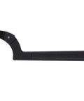 Adjustable Hook Spanner Wrench With 2 To 4 Inch Span For Collars Lock Nut Rings And Bearings Heavy Duty Pro Grade Tool side view