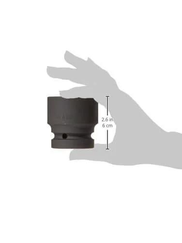 41mm 1 Inch Drive Impact Socket 6 Point Beefy Chrome Molybdenum Built To Last Heavy Duty Auto Tool shown in hand for scale