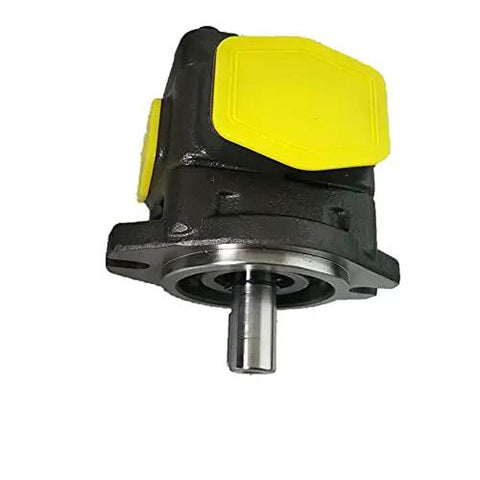 Heavy Duty Electric Submersible Pump For Hydraulic Oil Transfer Built Tough With Bulletproof Iron Body showing iron housing and yellow caps.