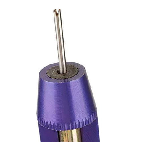 Close-up of the insertion tool from 50 Piece Stainless Steel Helicoil Thread Repair Kit Set for Aluminum and Low Strength Materials M2.5 X 2D.