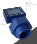 Front view of Ultrasonic Digital Drum Level Gauge With 4/20mA Output For External Controllers, LCD screen visible.