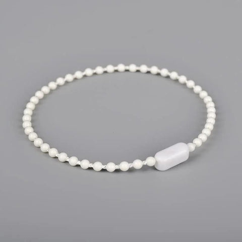 Ball Chain Connectors for 4.5 mm Blind Chains, 30 Pcs Replacement Parts for Window Blinds, showing connector and bead