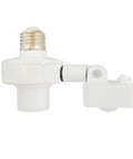 Motion Activated Light Socket With Adjustable Sensor Head And Auto On Off Control No Fuss For Indoor Use E26 E27 Compatible Light Adapter