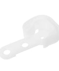 White Plastic Refrigerator Door Stopper Hook Replacement Catch To Keep Fridge Secure And Fresh Prevent Swinging Universal Fit For Most Freezer Frige Latch Brackets You Need For Kitchen Essentials Today - close-up view.