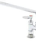 Cerama Deck Mount Mixing Faucet With 12-Inch Swing Nozzle, 1.0 GPM Aerator, Lever Handles, 4-Inch Body, multicolor finish