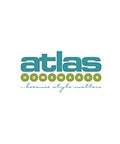 Logo of Atlas Homewares with teal and green text