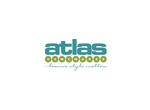 Logo of Atlas Homewares with teal and green text