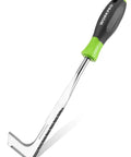 Crack Weeder 12 Inch Stainless Steel Crevice Tool With Soft Grip Handle L Shaped Sidewalk Weed Puller Spatula for gardens