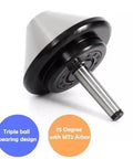 Bull Nose Lathe Live Center 120mm 75 Degree MT2 Compatible Alloy Steel Tailstock Center