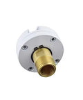 Top-Shelf Copper Fire Sprinkler Head, 360-Degree Rotating Pendent Design with Massive Flow Output, Heavy-Duty Male Thread DN20 Casting, Solid Warehouse Protection - close-up showing male thread fitting.
