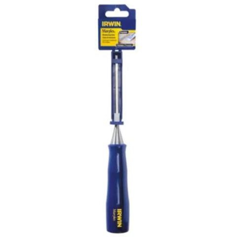 Pro Grade Woodworking Chisel With Long Blade And Slim Polypropylene Handle One Eighth Inch Chisel For Hand Or Mallet Work High Carbon Solid Forged Steel For Maximum Edge Retention.