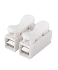 Two Or Three Hole Terminal Block Wire Connector With Push In Screwless Clamp No Fuss Quick Connect For Lamps And Lanterns
