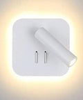 Top Notch Led Wall Sconce With Free Rotation And A Solid Metal Frame Slick Modern Indoor Lighting Upgrade For Bedroom Bedside Or Living Room No Fuss Switch Neutral White Glow, white round wall sconce with adjustable head.