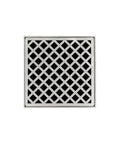 Heavy Duty 5 By 5 Inch Drain Kit With Stainless Steel Body And Abs Flange grid pattern strainer for drainage systems