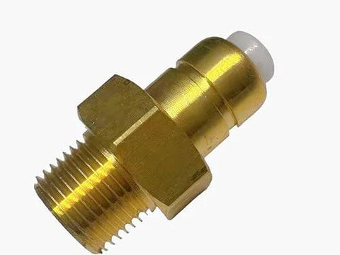 Brass thermal relief valve, 3/8 in NPT, for pressure washer pump