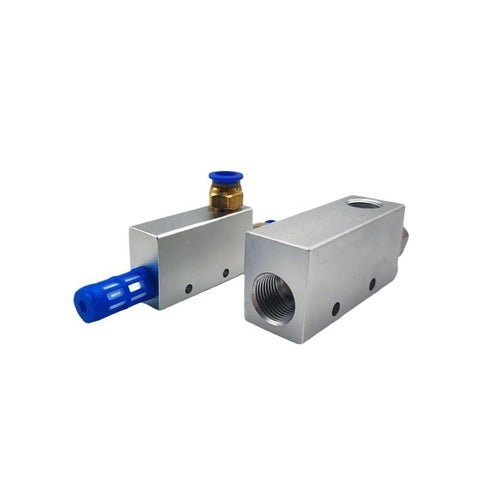 Vacuum Generator Valve Kit With CV Series Venturi Air Exhaust Ejectors CV-10HS CV-15HS CV-20HS CV-25HS for industrial systems, side view.