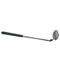 Telescoping Inspection Mirror With A 2 And A Quarter Inch Head Extendable From 10 To 14 Inches Adjustable Swivel Insulated Vinyl Grip