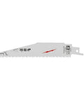 Hardcore Demolition Reciprocating Saw Blades One Hundred Pack Seven Teeth Per Inch Cuts Nail Embedded Wood Plastic Metal With Flexible Hardened Steel Core For Beast Mode Job Site Performance.