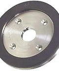 6 Inch Diamond Grinding Wheel Built For Tough Grinding On Carbide Grinders With 1 1/4 Inch Arbor, 3/4 Inch Thick, Countersunk Bolt Holes