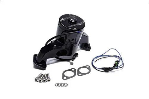 Killer High Flow Billet Electric Water Pump For Big Block Chevy BBC Engines Black Finish includes mounting hardware and connectors.