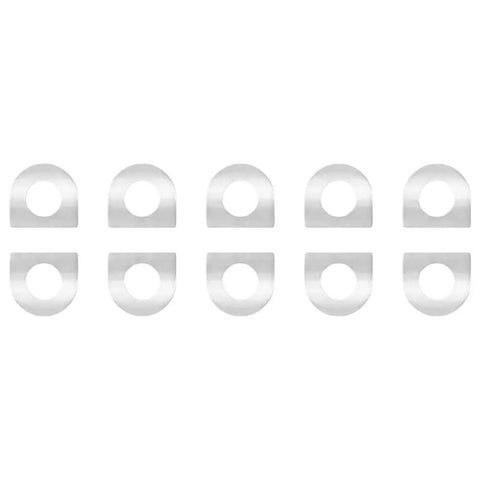 10 Piece Foot Peg Mount Kit for Touring Sportster Softail and FL Models, Replacement Pins, Floorboards, Footrest Pads, and Spring Washers, Easy Bolt On Upgrade for Your Bike. 10 spring washers