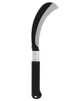 Heavy Duty Harvest Sickle With Carbon Steel Blade And Aluminum Handle For Clearing Tough Vines, Weeds And Saplings