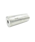 Front view of OHDOHD EL-49-2 high-pressure cylinder body for waterjet pump, silver metal