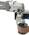 Variable Speed Pipe Polisher Kit 700-3000 RPM, 800W with aluminum oxide belt, close-up view for metalwork and home projects.