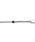 Beast Stainless Steel Metal Detecting Shovel With Laser Print Ruler, 24cm Blade, T Handle, Collapsible Shaft, Side View